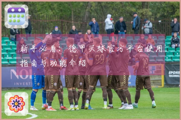 新手必看：德甲买球官方平台使用指南与功能介绍